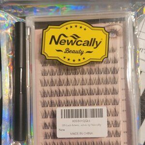 New in packaging! Newcally self adhesive lashes cluster extension eyelashes kit